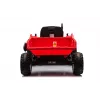 LEAN CARS trator a bateria 24V HC-306 vermelho com atrelado
