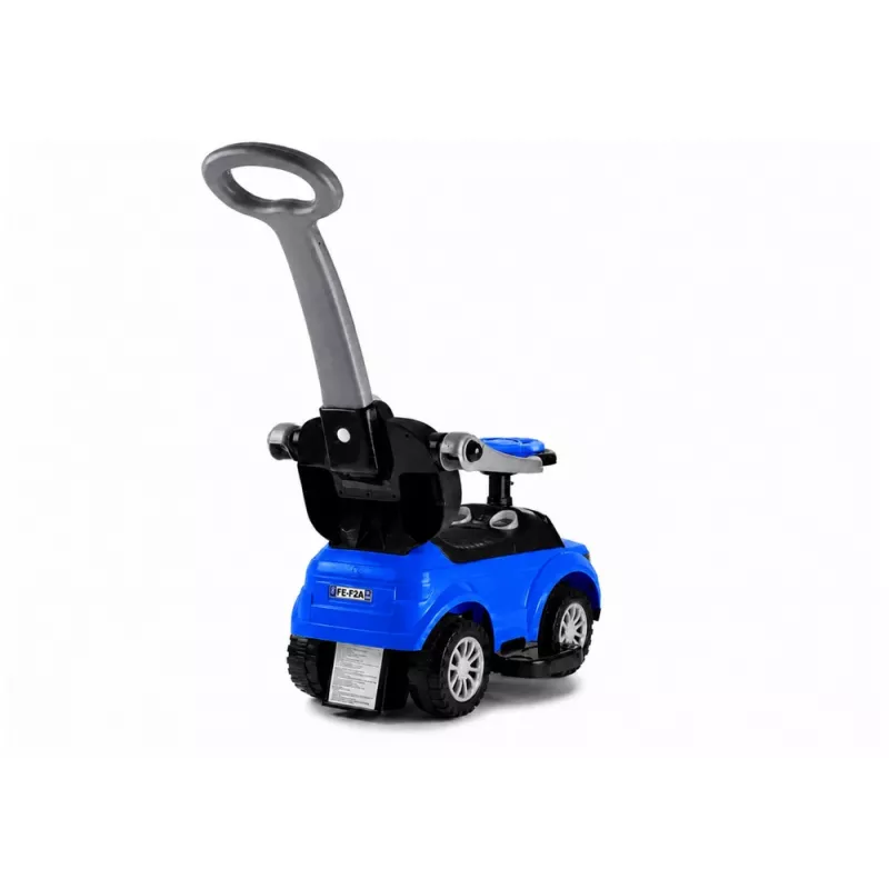 LEAN CARS 614W carro de passeio infantil com barra de empurrar e barra de direção para pais - azul
