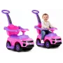 LEAN CARS 614W Carrinho de empurrar para crianças com barra para pais - rosa