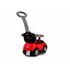 LEAN CARS 614W carro de passeio infantil com barra de empurrar - vermelho