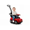 LEAN CARS 614W carro de passeio infantil com barra de empurrar - vermelho