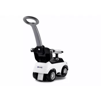 LEAN CARS 614W Carrinho de empurrar para crianças com barra para pais - branco