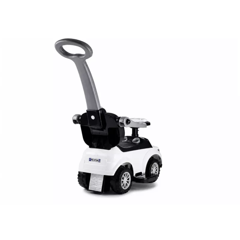 LEAN CARS 614W Carrinho de empurrar para crianças com barra para pais - branco