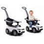 LEAN CARS 614W Carrinho de empurrar para crianças com barra para pais - branco