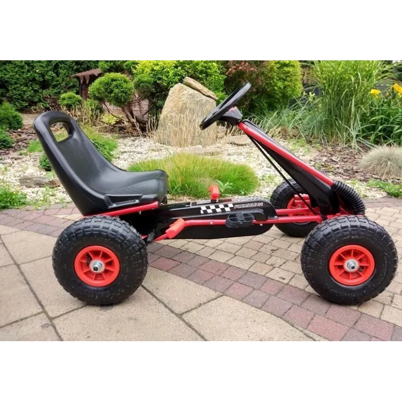 LEAN CARS A-15 GO KART vermelho