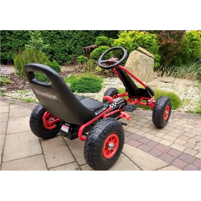 LEAN CARS A-15 GO KART vermelho