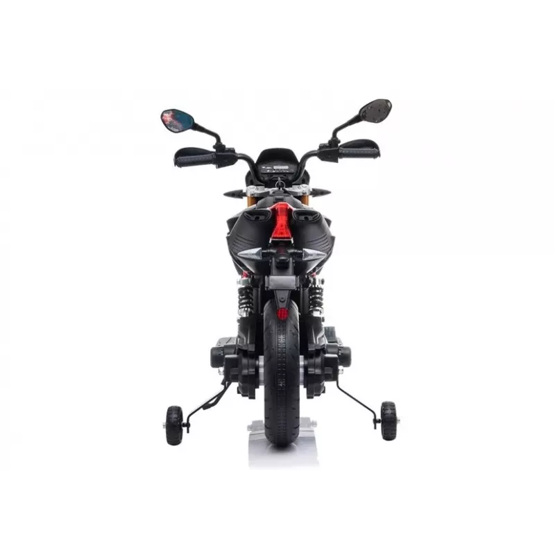 LEAN CARS Aprilia A007 Mota Elétrica para Crianças Preto