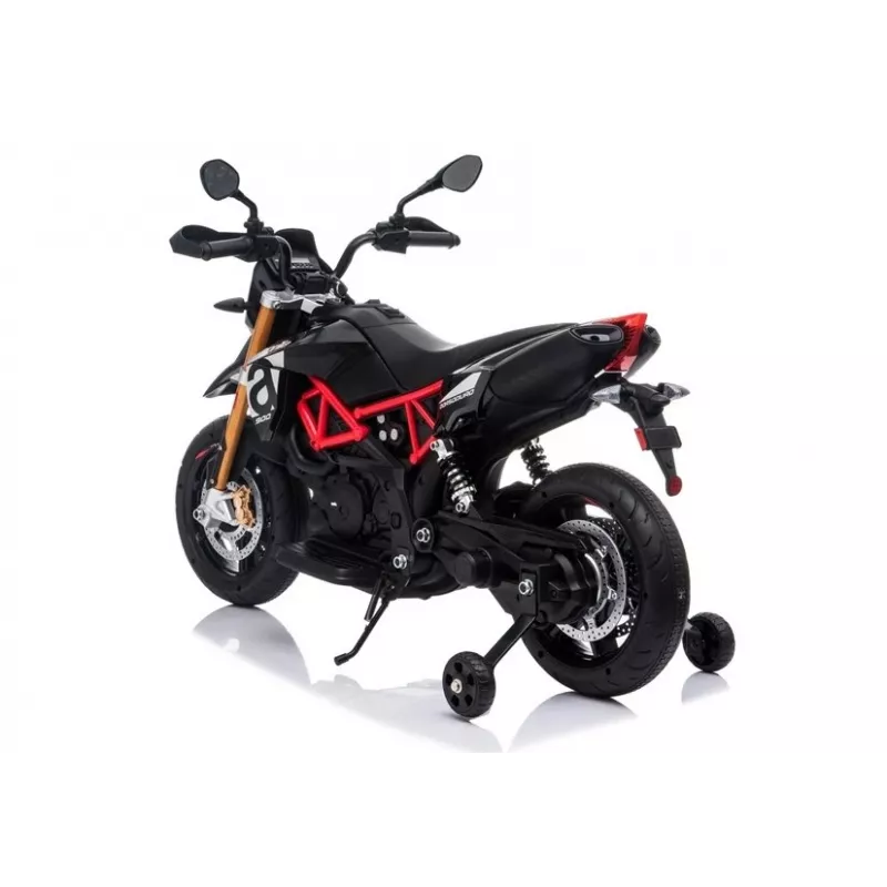 LEAN CARS Aprilia A007 Mota Elétrica para Crianças Preto