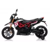 LEAN CARS Aprilia A007 Mota Elétrica para Crianças Preto e Vermelho
