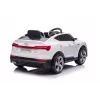 LEAN CARS Audi E-Tron Carro elétrico para criança branco QLS-6688 com luzes LED e leitor MP3