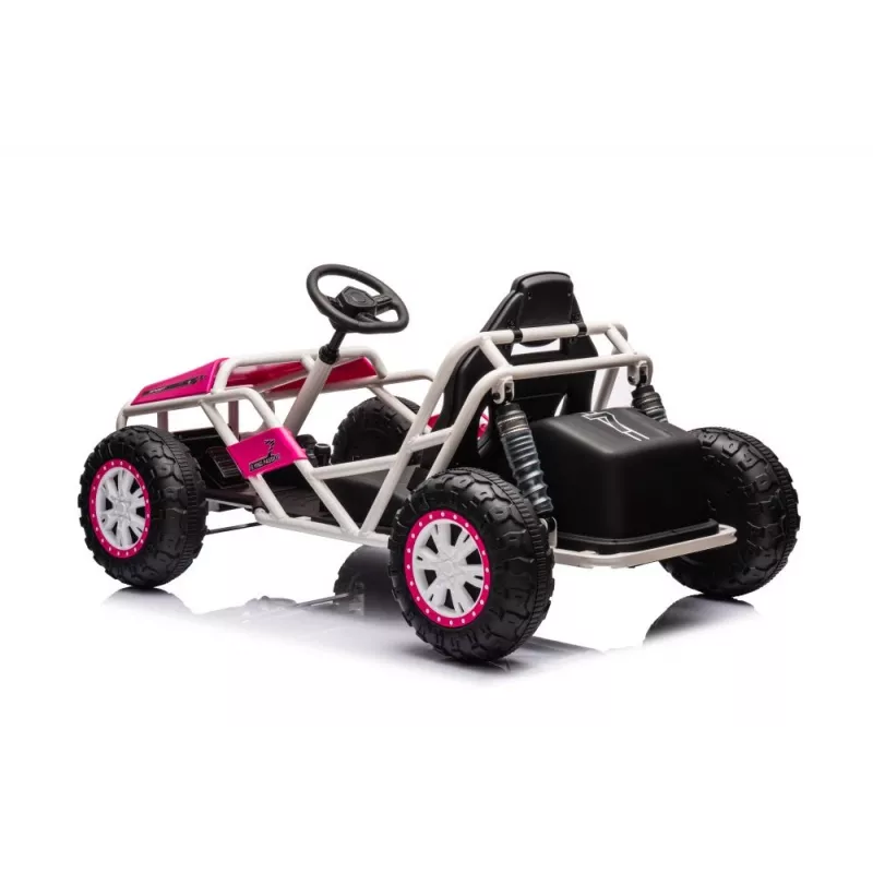 LEAN CARS Carro a bateria Buggy A8812 rosa 24V