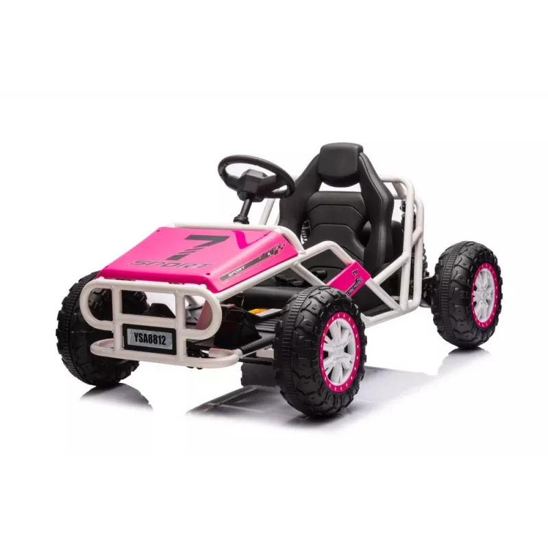 LEAN CARS Carro a bateria Buggy A8812 rosa 24V