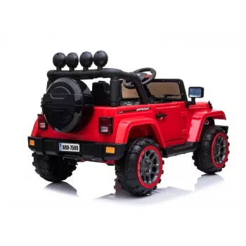 LEAN CARS Carro a bateria Jeep BRD-7588 vermelho 4x4 7408