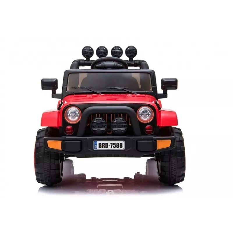 LEAN CARS Carro a bateria Jeep BRD-7588 vermelho 4x4 7408