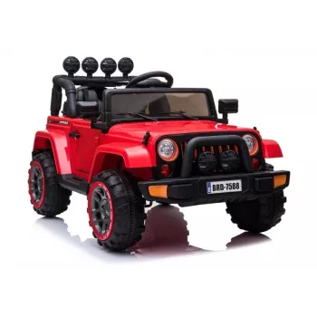 LEAN CARS Carro a bateria Jeep BRD-7588 vermelho 4x4 7408