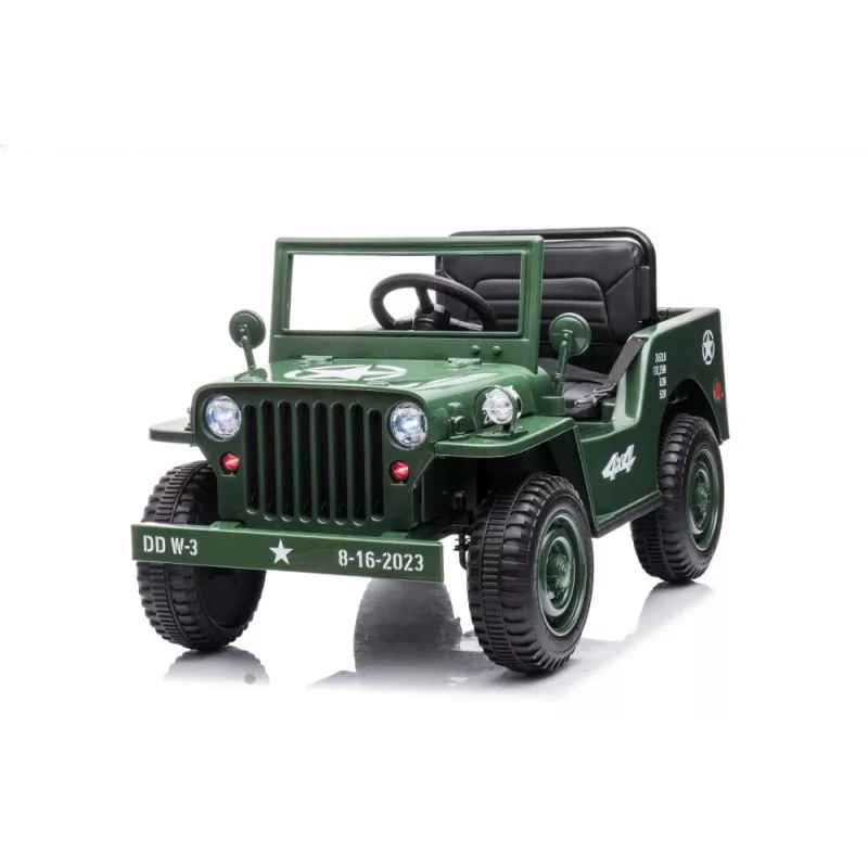 LEAN CARS Carro a bateria JH-103 Army Green 4x4