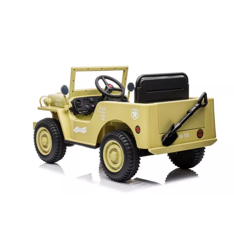 LEAN CARS Carro a bateria JH-103 caqui 4x4