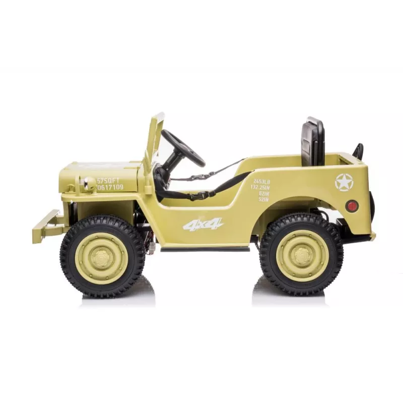 LEAN CARS Carro a bateria JH-103 caqui 4x4