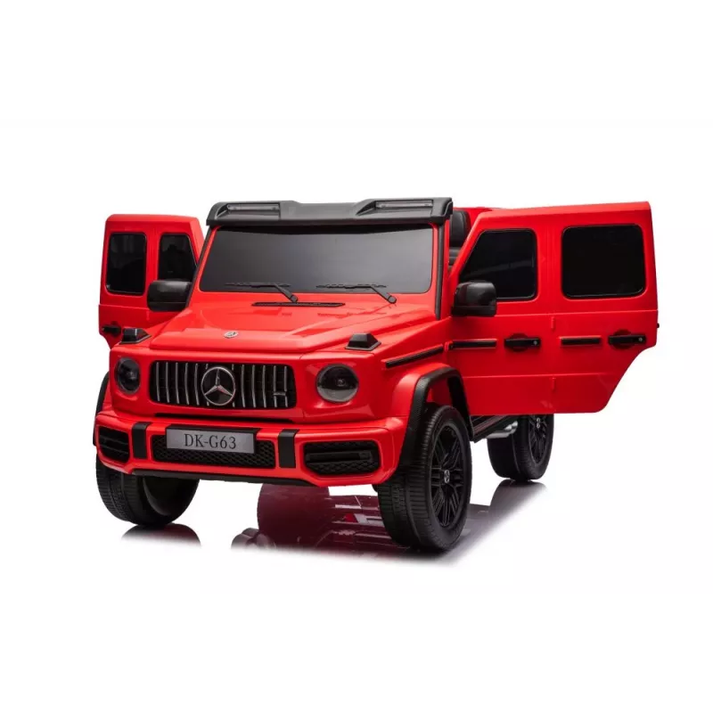 LEAN CARS Carro a bateria Mercedes G63 XXL vermelho 4x4