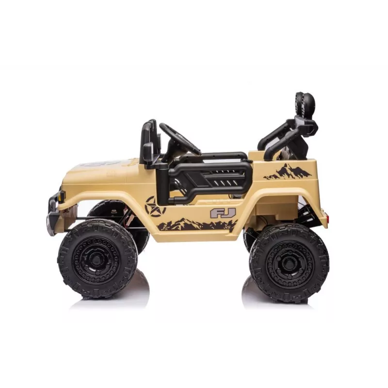 LEAN CARS Carro a bateria Toyota FJ caqui 4x4 15765 Lean Toys