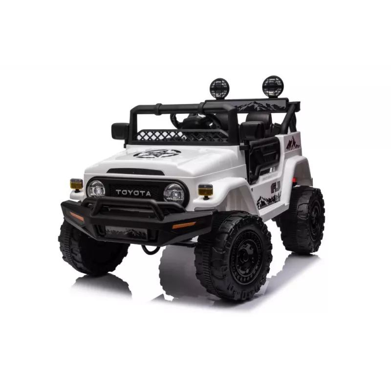 LEAN CARS Carro a bateria Toyota FJ branco 4x4