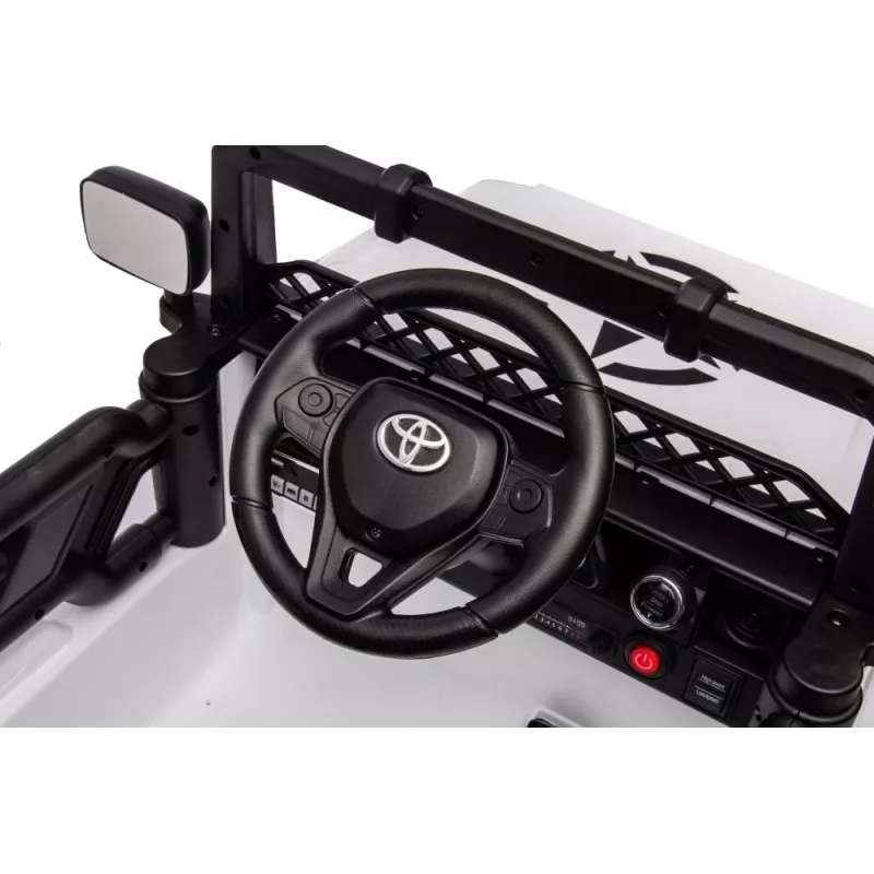 LEAN CARS Carro a bateria Toyota FJ branco 4x4