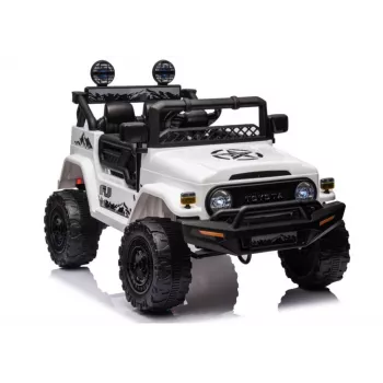 LEAN CARS Carro a bateria Toyota FJ branco 4x4