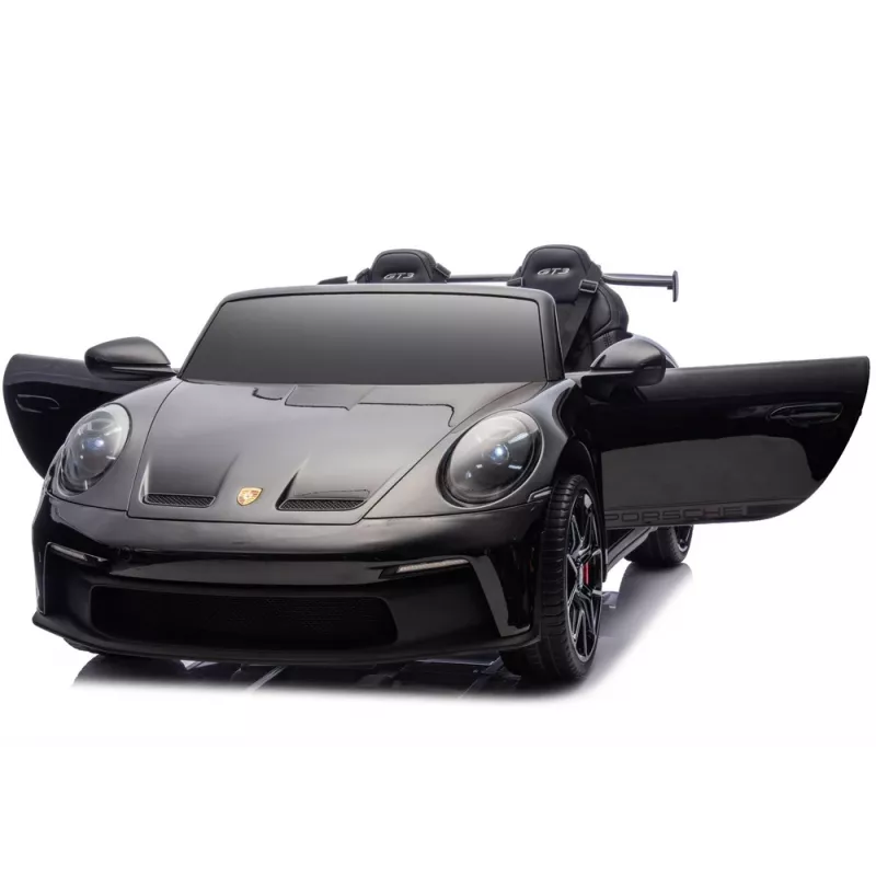 LEAN CARS Carro a bateria DK-P911 Porsche GT3 preto pintado