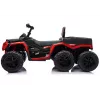 LEAN CARS Quad ATV a Bateria 6 Rodas com Atrelado JC606 24V 4x4 Vermelho