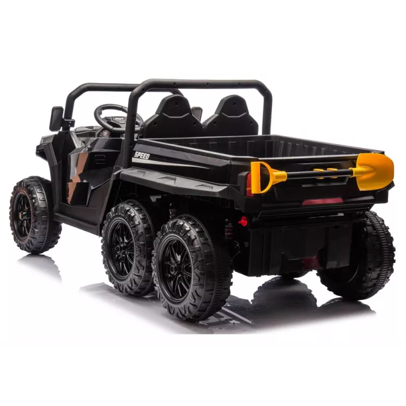 LEAN CARS Veículo a bateria 6 rodas XB-1038A 4x4 24V Preto