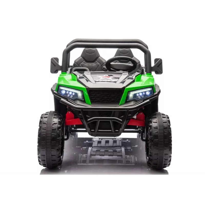 LEAN CARS Veículo a bateria 6 rodas XB-1038A 4x4 24V Verde