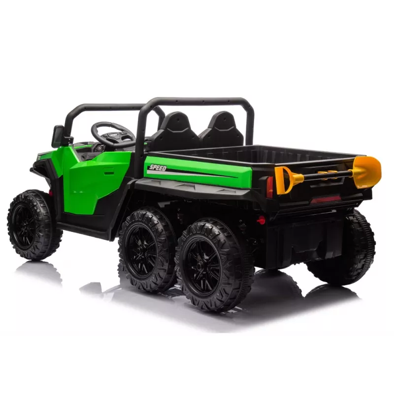 LEAN CARS Veículo a bateria 6 rodas XB-1038A 4x4 24V Verde