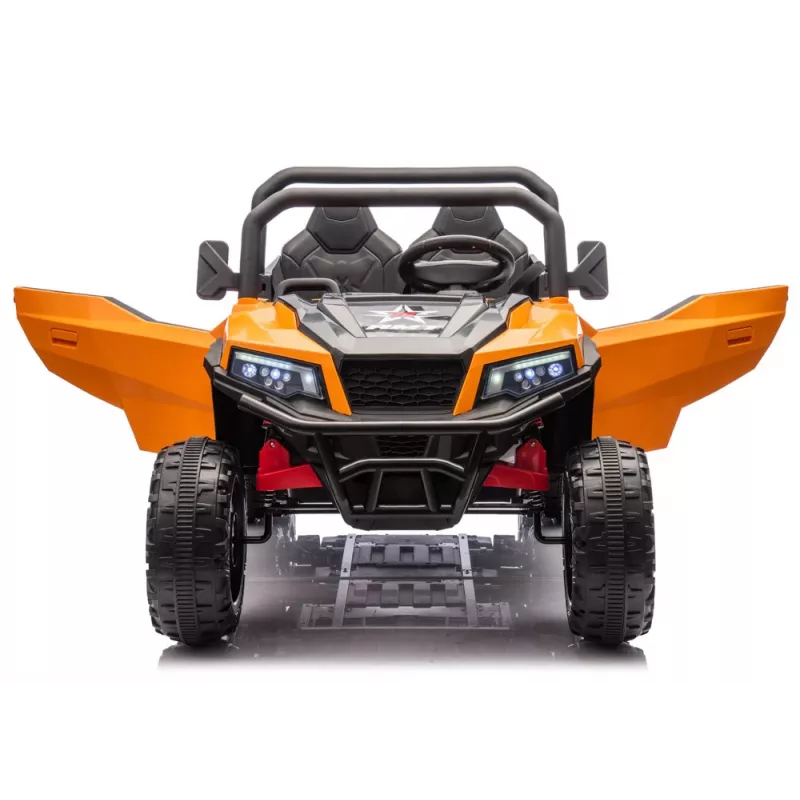 LEAN CARS Veículo a bateria 6 rodas XB-1038A 4x4 24V Laranja