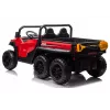 LEAN CARS Veículo a bateria 6 rodas XB-1038A 4x4 24V Vermelho