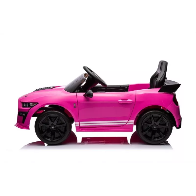 LEAN CARS Veículo a bateria Ford Mustang GT500 Shelby rosa