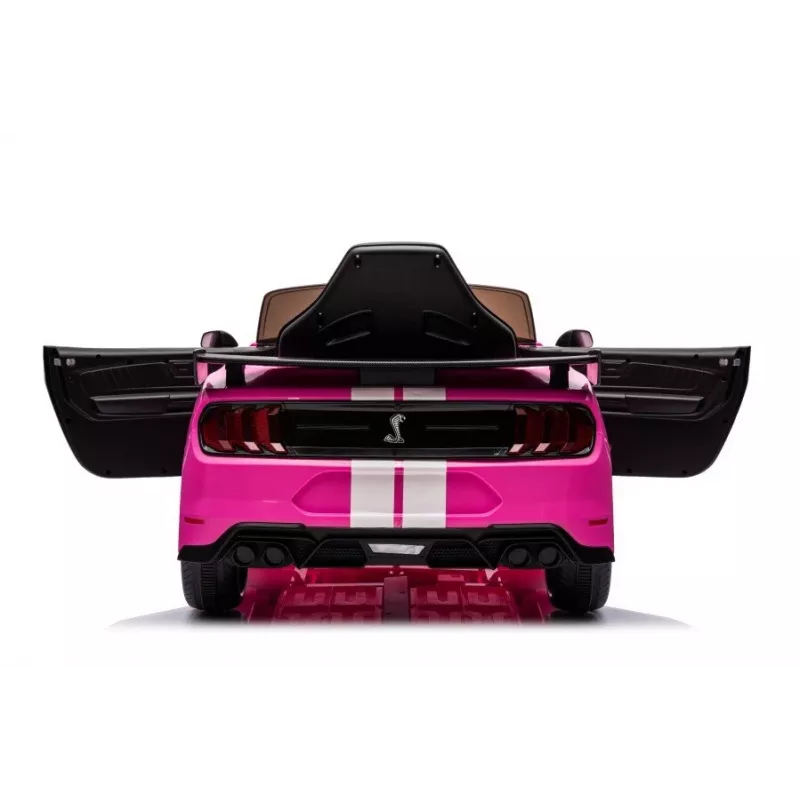 LEAN CARS Veículo a bateria Ford Mustang GT500 Shelby rosa