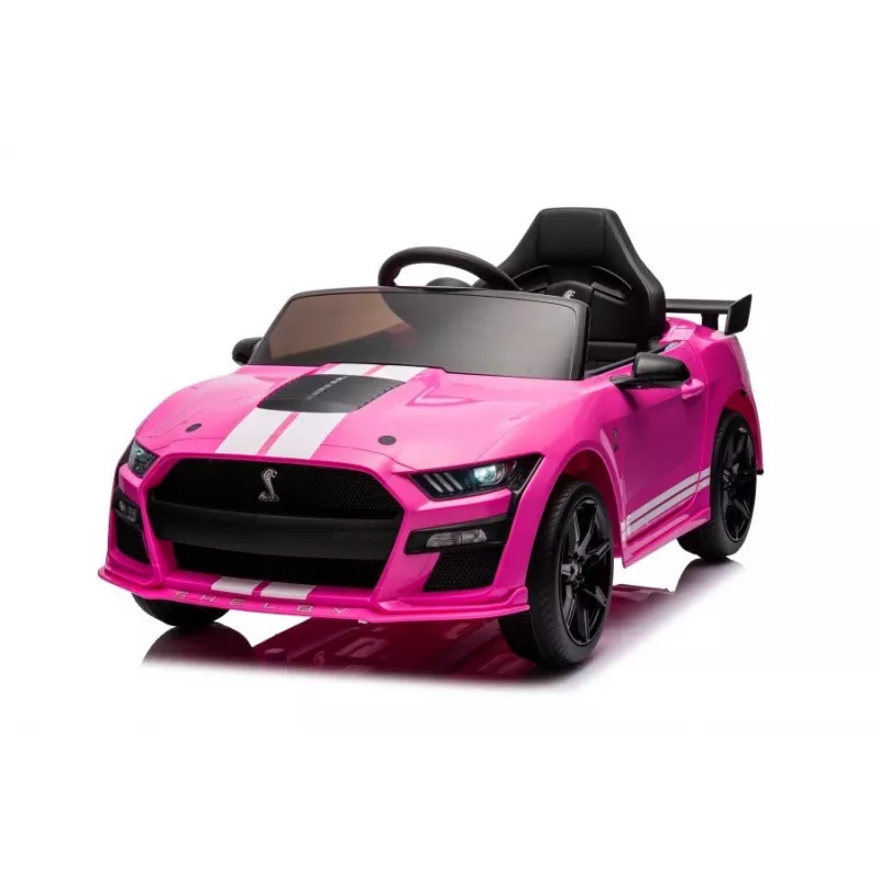 LEAN CARS Veículo a bateria Ford Mustang GT500 Shelby rosa