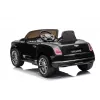 LEAN CARS Bentley Mulsanne Carro elétrico infantil, 12V, preto brilhante, comando remoto, MP3, luzes LED, pneus EVA, 3-6 anos, máx. 30 kg