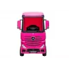 LEAN CARS Carro a Bateria Mercedes Actros Camião Rosa 4x4 com MP3 LED Piloto