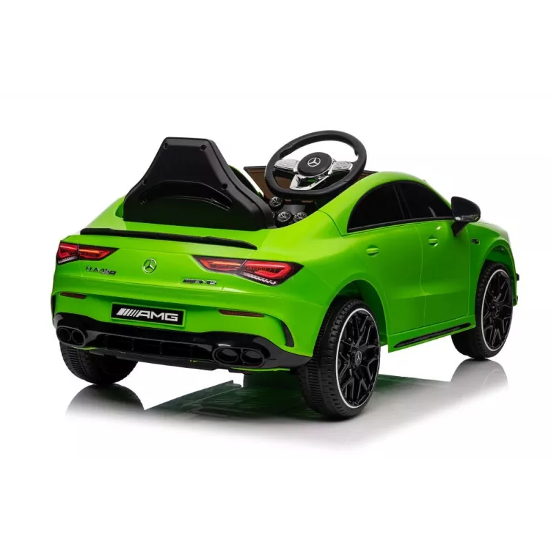 LEAN CARS Carro a bateria Mercedes CLA 45s AMG verde 4x4