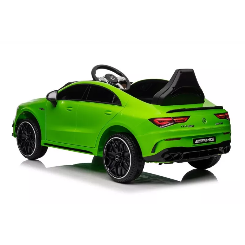 LEAN CARS Carro a bateria Mercedes CLA 45s AMG verde 4x4