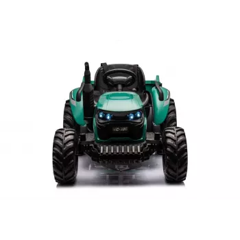 LEAN CARS Trator de pedais a bateria HC-306 verde-escuro 24V