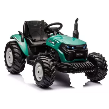 LEAN CARS Trator de pedais a bateria HC-306 verde-escuro 24V