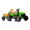 LEAN CARS Trator com bateria BBH-030 Verde 12V trator de passeio com comando remoto parental