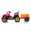 LEAN CARS Trator a bateria BBH-030 rosa
