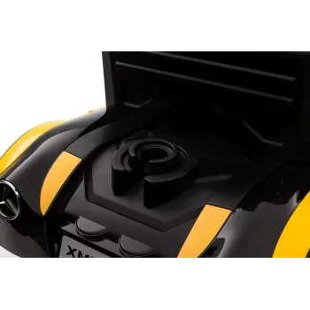 LEAN CARS Camião a Bateria Mercedes XMX622 Amarelo Luzes LED
