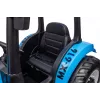 Lean Toys A011 trator a bateria 24V brinquedo de montar, motores 2x200W, telecomando 2,4G, faróis, azul