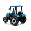 Lean Toys A011 trator a bateria 24V brinquedo de montar, motores 2x200W, telecomando 2,4G, faróis, azul