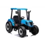 LEAN CARS trator a bateria A011 24V azul – carro elétrico para criança com 2 motores de 200W, comando, luzes LED, Bluetooth