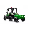 LEAN CARS trator a bateria BLT-206 verde com atrelado removível, veículo para criança 12V para 3-8 anos, 2x45W, rodas EVA, comando